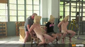 Boynapped - Master Doms And Three Twinks Part 1 Torment And Cock Sucking Pleasure
