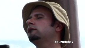 Two Sexy Latino Boys Fucking Bareback in the Public Beach for Fun Exhib