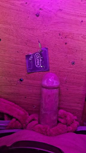 Condom masturbation