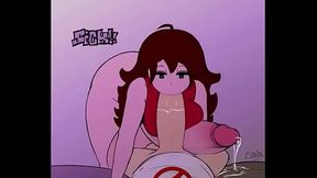 Friday Night Funkin'_ Girlfriend X Boyfrend Futanari Animation by fibillis