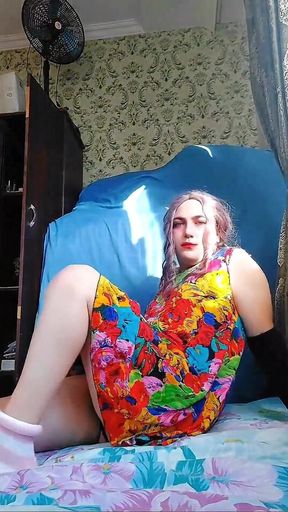 Straight Sissy Crossdresser Big Butt White Big Ass Just Like to Be Very Beauty and Cute Candy Cospla
