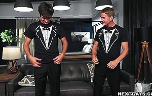 Elliot and Shane fucking torridly on a couch