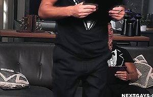 Elliot and Shane fucking torridly on a couch