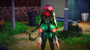 fucking a watermelon in the park - hentai monster girl