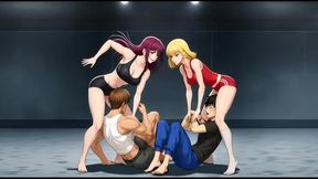 Mixed Wrestling Confessions #66B: Confessions of Sultry Grappling and Foot Kisses (Animated)