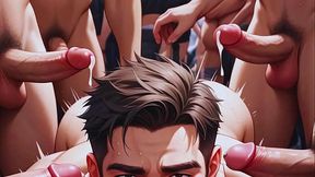 anime hentai white twink orgy muscle free video