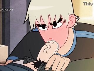 Str8 chap bottoms for the 1st time (Wallace x Todd) [Scott Pilgrim - Homo]