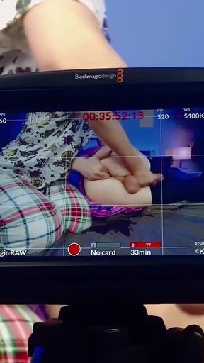 Hottest Self Fisting Orgasm with Her Sub with Amazing Scene!