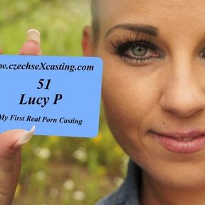 Lucy's first porn casting