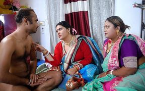 Desi Two Mallu Bhabhi Hardcore Fuck with Her Debar When They Are Alone at Home Full Movie ( Hindi Audio )