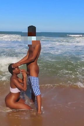 Beach Blow Job