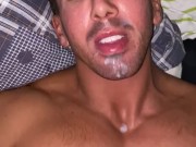 CUTE TAN BOY SWALLOW - ONLYFANS: THEGRANDEE