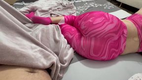 Hot Indian Stepsister in Tight Leggings  Big Ass, Deep Throat  Intense POV Creampie