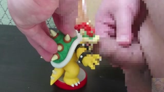 Bowser figure Bukkake