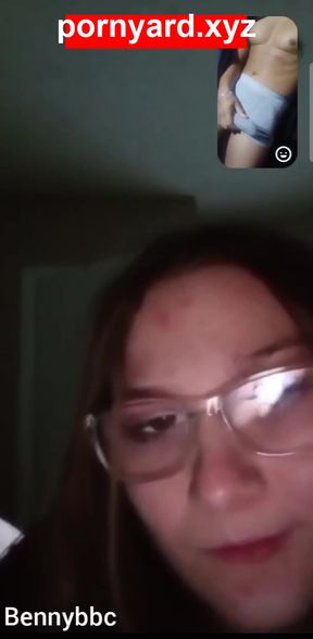 Brunette cutie gets a group blowjob in cloudy weather