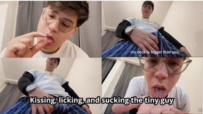 (Pov Shrunken): Sucking every inch of your tiny body copy