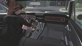 1965 Ford Mustang Convertible Cranking Template - Aisling in Stileto Pumps 1080p