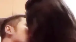 Virgin girlfriend's tight hole struggles with cock entry in POV amateur scene