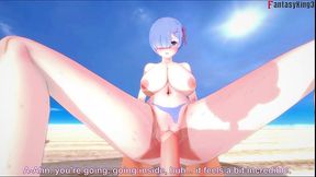 rem bj and sex on the beach - re: zero - pov - thanks !