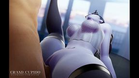 Anime Babe Sucks Dick Then Gets Pounded in Intense 3D Hardcore Sex Scene
