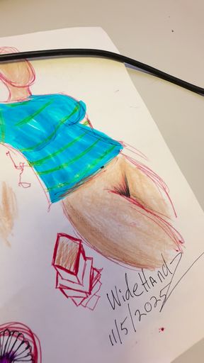 Was chilling at work and a little horny. Was thinking about my Italian Nurse. I miss fucking her, I miss her wearing my shirts.