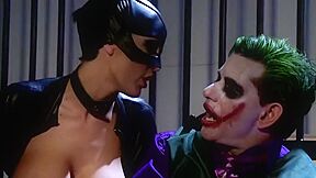 Katwoman Jennifer Dark Prowls Into A Prison Cage 3way