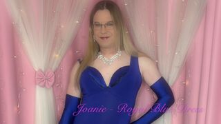 Joanie - Royal Blue Dress Cum