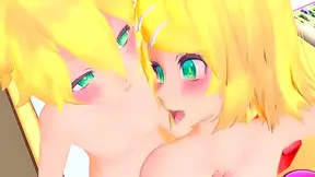 Rin Lens Secret Lust Unfolds in Hot MMD Fantasy Encounter