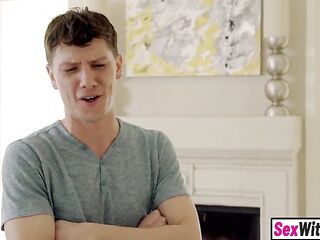 Tiny Oriental step sister has a 3some with her lustful bestie and large weenie man