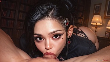 Boutique hotel creampie: horny Chinese girl with the perfect ass takes a full load deep.[AI]