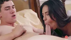 Autumn Falls And Michael Swayze In Gives Head And Gets Nicely Fucked In Bed