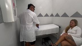 Young doctor fucks his patient a Colombian MILF with big tits and big ass addicted to sex! Karen Sleent