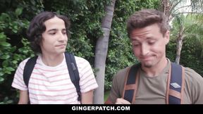 Girlish redhead gets rammed