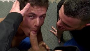 Cock Virgins - Athletic Derek Scott coach getting facial scene