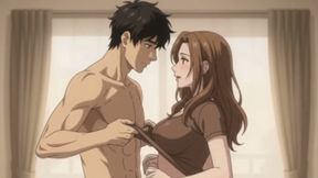 Roommate's Girlfriend Walked In and seduce me to fuck her