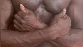 muscle butt titpig dad massages prostate nipppleplay cum