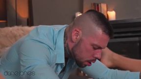 Passionate Hardcore Encounter with Older Boyfriend: Intimate Moments and Multiple Orgasms