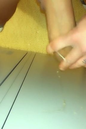 My Sexy Straight Coworker Gets Cumshot on His Locker at the Locker Room