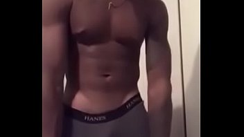 Black Teen works out and stretch&rsquo_s  XL BBC (Handsomedevan)