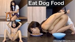 Asian Slave Eat Dog Food
