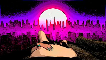 Trans Girl with a Small Dick Rides Her Space Mattress 4K TRANSANIMEPORNXXX