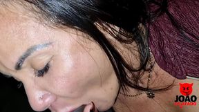 sexo dentro do carro com a instrutora