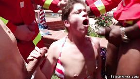 ”Firefighters Double penetration banging American hoe”