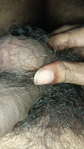 Big hard solid cock jerking with moaning