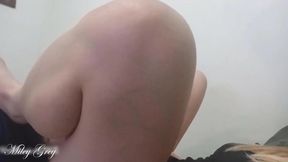 Hot blonde Miley Grey moans while her pussy gets licked