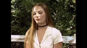 Aurora Snow: Young, Soft Round Ass, Fucked Outdoors by a Big Mature Cock