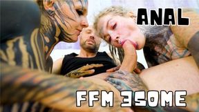 Capitano Eric In Horny Inked Girls Italian Big Dick Anal Threesome