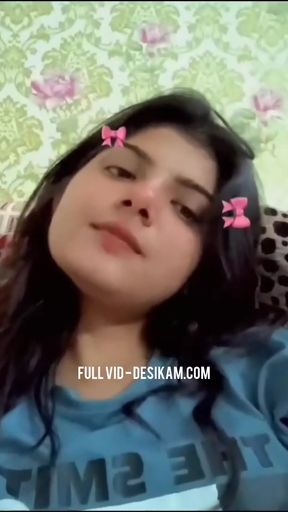 Indian woman in blue shirt