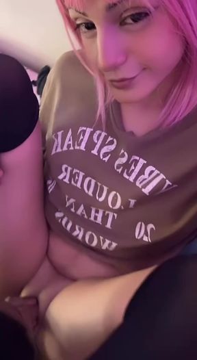 Teen with big tits shows off her juicy ass on onlyfans content