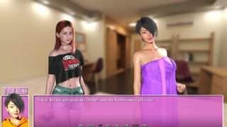 SUMMER IN THE CITY #2 • Lesbian Visual Novel Gameplay [HD]